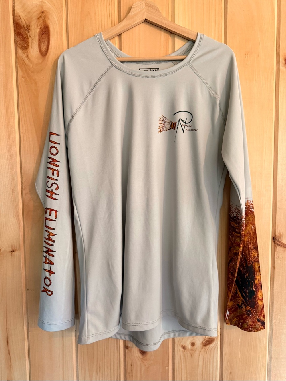 Nautical Paschens Women 2XL Lionfish Eliminator UPF Performance Sun Shirt